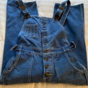 Blue Jean Bibbed Overalls - Vintage